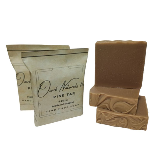 Pine Tar Handmade Soap - with Natural Pine Tar